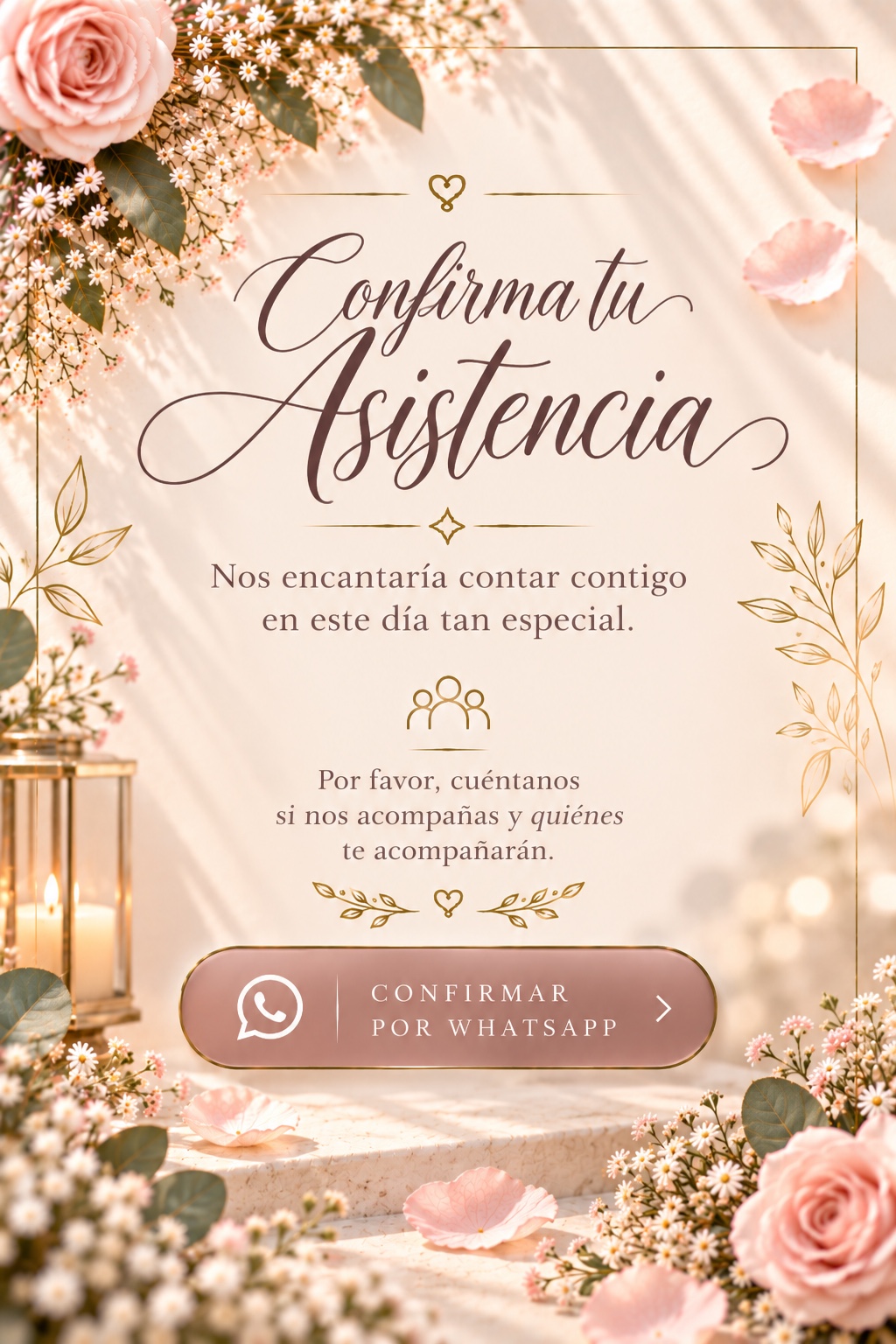 Confirmación de asistencia